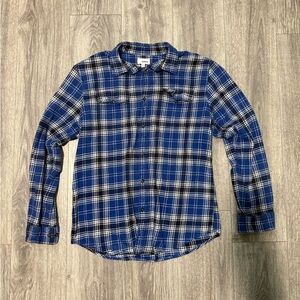 Blue Plaid Men's Shirt